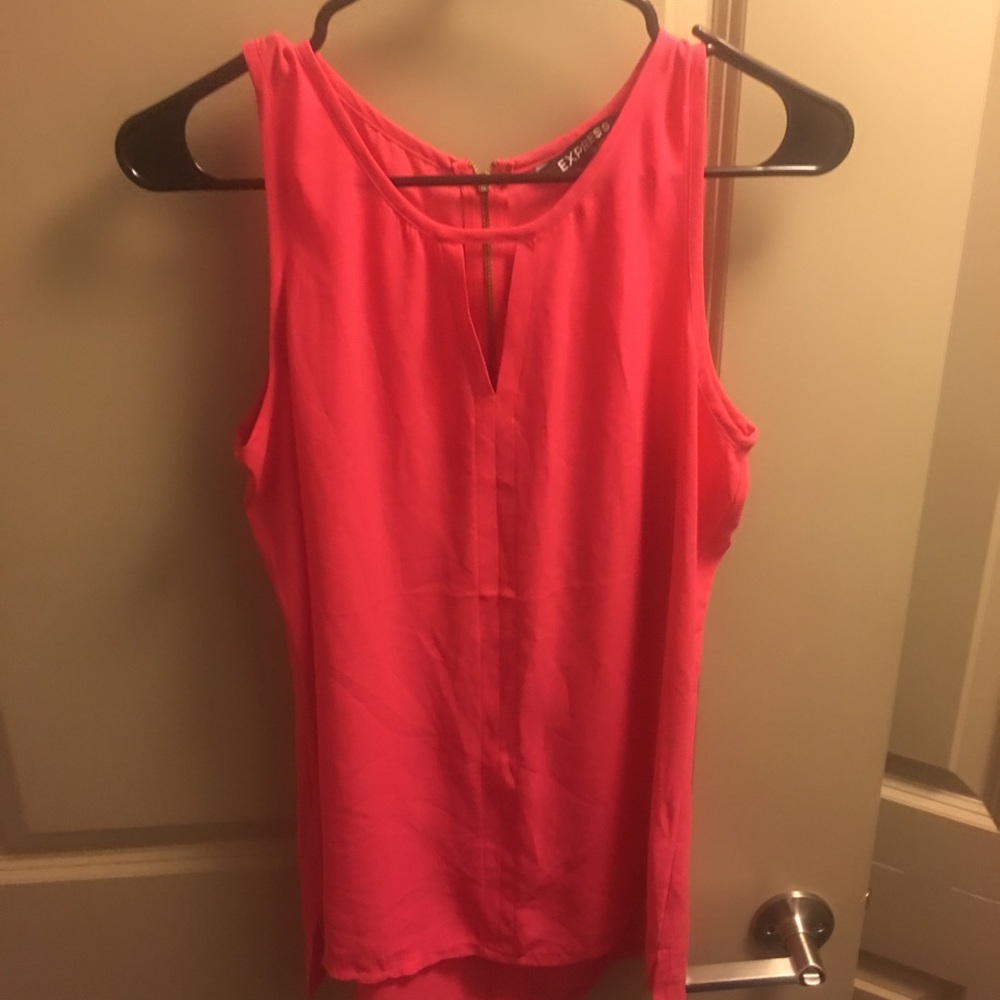Coral blouse size medium from express